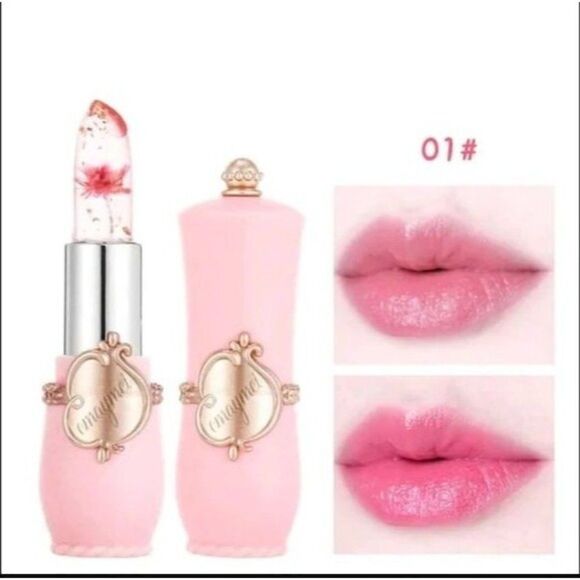 🆕️Jelly Crystal Lipstick Temperature Change Flower Lipstick - Picture 3 of 8
